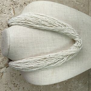 Artisan Crafted Glass Seed Bead Necklace